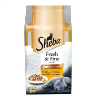 Влажный корм для кошек Sheba Fresh and Fine мясное ассорти 50гр*6шт