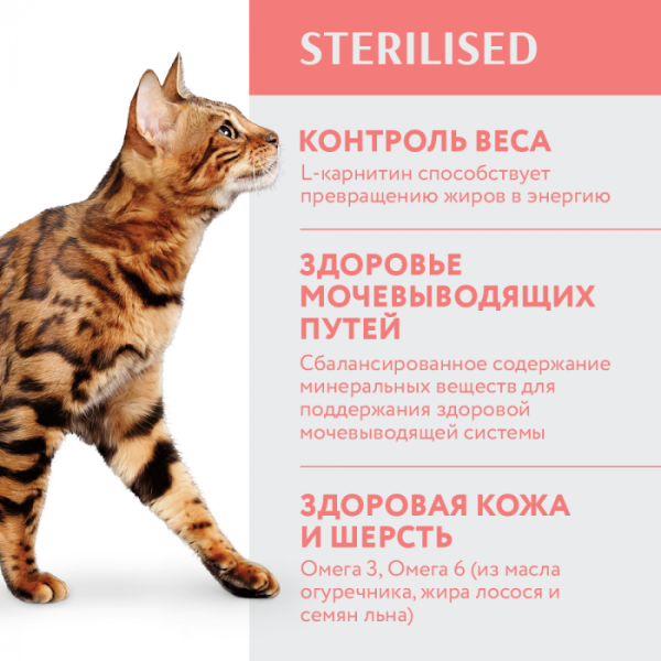 OPTIMEAL сухий корм для стерилізованих кішок і кастрованих котів, з яловичиною та сорго 700 г