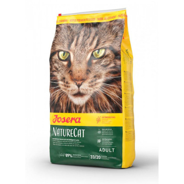 Сухий беззерновой корм Josera NatureCat з лососем для котів 10 kg
