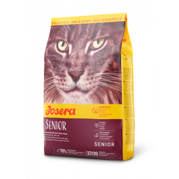 Сухий корм Josera Senior з птахом для літніх кішок і котів з нирковою недостатністю 400 г