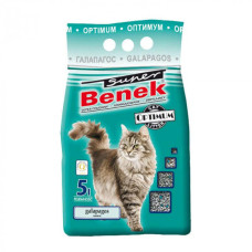 Super Benek (Супер Бенок) Бентонітовий наповнювач Стандарт для котячого туалету з ароматом морського бризу 5 л