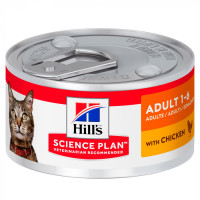 Влажный корм для кошек Hills Science Plan Feline Adult 82гр*24шт курица