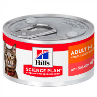 Вологий корм для котів Hills Science Plan Feline Adult 82гр*24шт лосось
