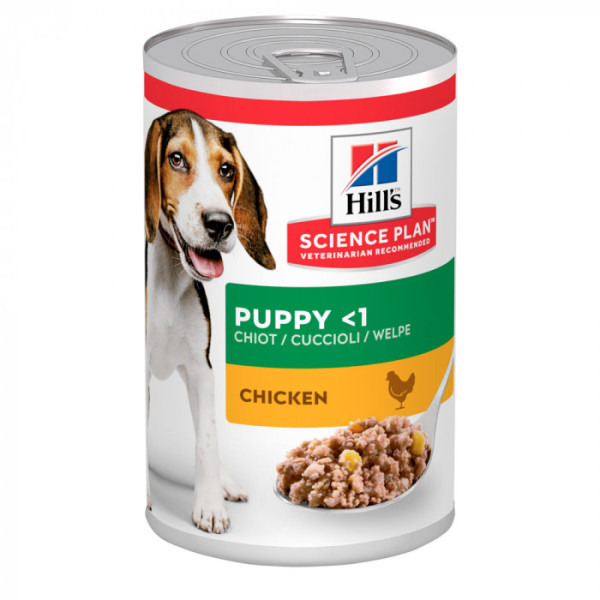 Вологий корм для цуценят Hills Canine Puppy Chicken 370гр*12шт курка