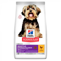 Сухий корм для собак малих порід з чутливим шлунком Hills Adult Sensitive Stomach & Skin 6 кг