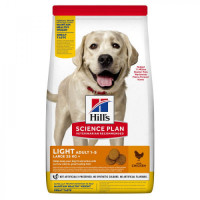 Сухий корм для дорослих собак великих порід з понад вагою Hills Science Plant Adult Large Breed Light 14 кг
