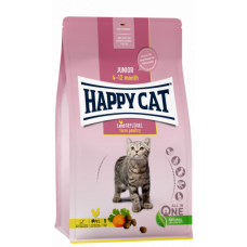 Сухий корм Happy Cat Junior Land Geflügel для молодих кішок від 4 місяців до 1 року зі смаком птиці, 10 кг