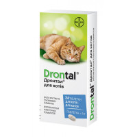 Дронтал (Drontal) для котів 1 таблетка (Bayer)
