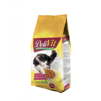 Сухий корм DeliVit Adult Cat Mix для кішок, з м'ясом і злаками 20 кг