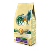 Сухой корм Gusto 360 для кошек, с кроликом, индейкой и овощами 20 кг