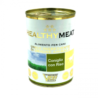 Вологий монопротеїновий корм Healthy (Хелсі) meat dog для собак, з кроликом (паштет) 400 г