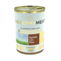 Вологий монопротеїновий корм Healthy (Хелсі) meat dog для собак, з ягням (паштет) 400 г