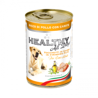 Вологий корм Healthy (Гелсі) alldays dog для собак, з куркою й морквою (паштет зі шматочками) 400 г