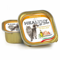 Влажный корм Healthy (Хэлси) All days - для котов с курицей (паштет) 100 гр