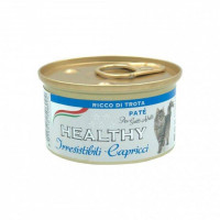 Вологий корм Healthy (Гелсі) Irr. Cap Cat Pate' Rich — для вибагливих кішок, з фореллю (паштет) 85 гр