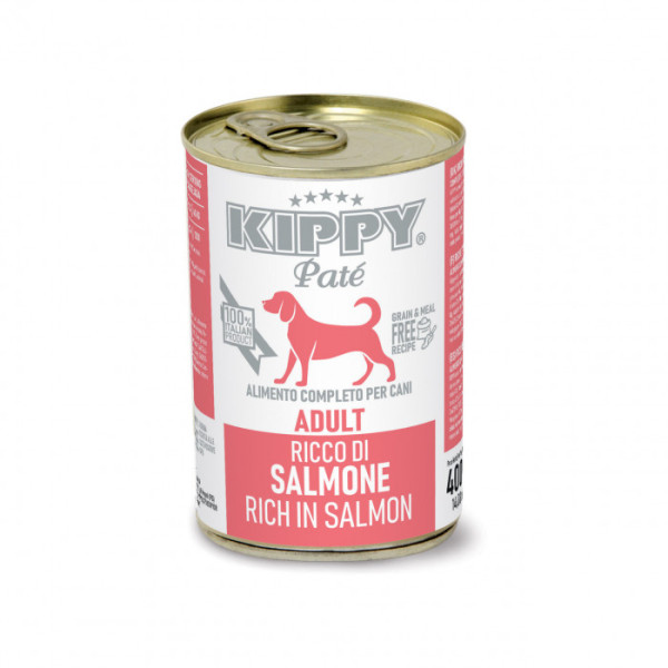 Kippy (Кіппі) Pate Dog Adult Salmon — вологий корм для собак, з лососем (паштет) 400 г