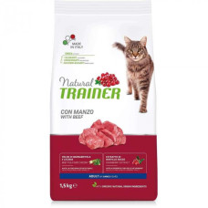 Trainer (Трейнер) Natural Super Premium Adult — Сухий корм для кішок, з яловичиною 1.5 кг