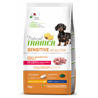 Trainer (Трейнер) Natura Dog Sensitive Сухой корм без глютена для собак мелких пород, с кроликом 2 кг