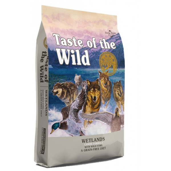 Корм TASTE OF THE WILD WETLANDS CANINE 5,6 кг для дорослих собак з качкою та перепелом