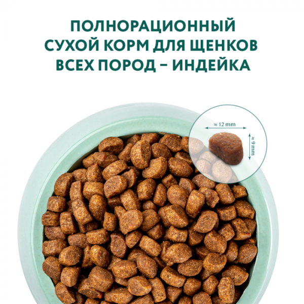 OPTIMEAL сухий корм для цуценят з індичкою 12 кг