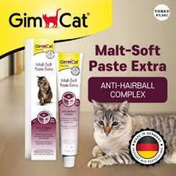 GimCat Malt-Soft Extra - паста для виведення вовни з шлунка кішок 50 грамів