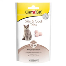 Вітаміни-лакомство для кішок GimCat Skin & Coat Tabs 40 г (для шкіри та шерсті)