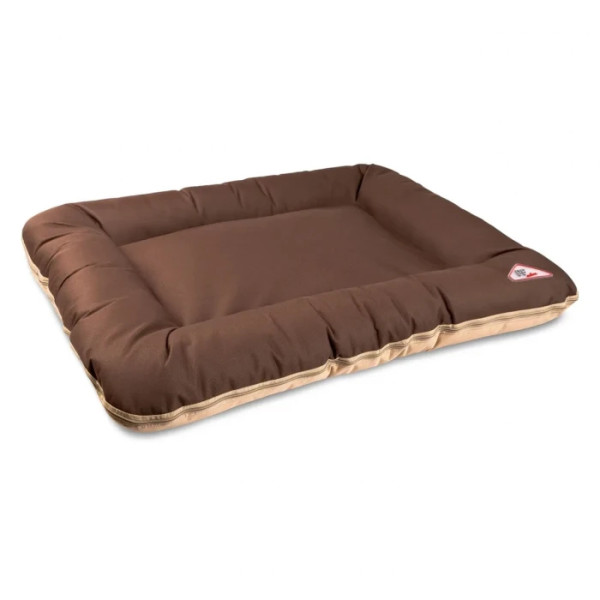 Лежак Pet Fashion «Askold» 4 бежево-коричневий 80 x 60 x 13 см