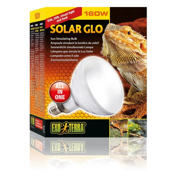 Ртутна газорозрядна лампа Exo Terra « Solar Glo» імітує сонячне світло 160 W, E27