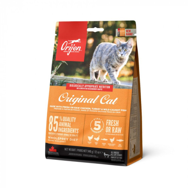 Сухий корм для кошенят та дорослих котів Orijen Original Cat 340 г (асорті)