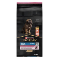 Сухой корм Про План (ProPlan) для щенков крупных пород, с лососем 12 кг