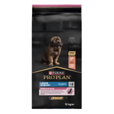 Сухий корм Про план (ProPlan) для цуценят великих порід, з лососем 12 кг