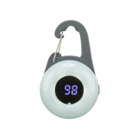 Брелок-фонарик Trixie для ошейника USB графит d:4*6,5см