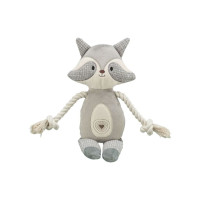 Игрушка для собак Trixie Енот с пищалкой 33 см - серый