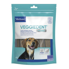 Ласощі для собак VEGGIEDENT FR3SH M для середніх порід від 10 до 30 кг, для догляду за зубами, 15 шт