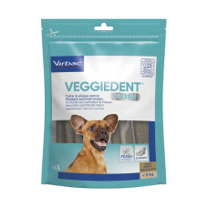 Ласощі для собак VEGGIEDENT FR3SH XS для дрібних порід до 5 кг, для догляду за зубами, 15 шт