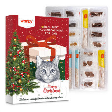CHRISTMAS Набір ласощів Wanpy Advent Calendar For Cats - для котів, адвент календар