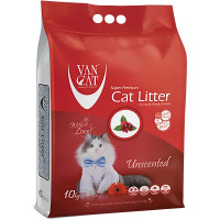 Наполнитель бентонитовый Bentas Van Cat Super Premium Unscented Классик 10 кг