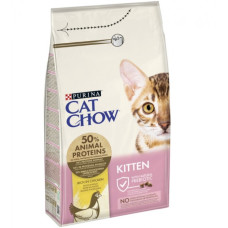 Сухий корм Purina Cat Chow (Кет Чау) Kitten для кошенят з куркою 1.5 кг