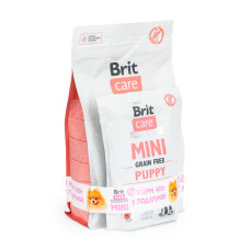 НАБОР 2 кг+400г Корм ​​сухой Brit Care Grain Free Mini Puppy Lamb для щенков и молодых собак миниатюрных пород с ягненком