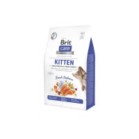 Сухой корм Brit Care Cat Grain Free Kitten для котят с лососем 400 г