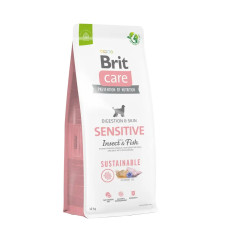 Сухий гіпоалергенний корм для собак Brit Care Dog Insect Fish з комахами та рибою 12 кг