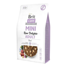 Сухой корм для собак Brit Care Mini Raw Delights 2 кг - говядина