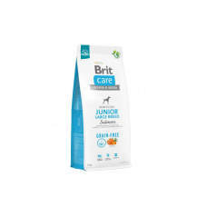 Сухий корм для молодих собак великих порід Brit Care Dog Grain-free Junior Large Breed беззерновий | (лосось) 12 кг