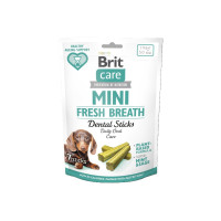 Лакомства Brit Care Mini Treats Fresh Breath для собак малых пород для зубов и свежести дыхания 7 шт/120 г