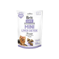 Brit Care Mini Liver Detox Treats лакомство для собак 50 г - индейка и черника