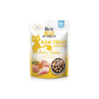 Лакомства для котов Brit Raw Treat Hair & Skin 40 г - рыба и индейка