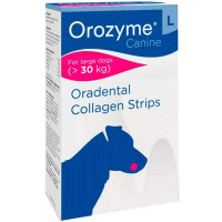 Orozyme Strips L - Жевательные коллагеновые полоски Орозим для гигиены ротовой полости больших пород собак
