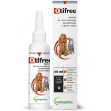 Лосьйон для очищення вух Отіфрі (Otifree) собак та котів, 60 мл