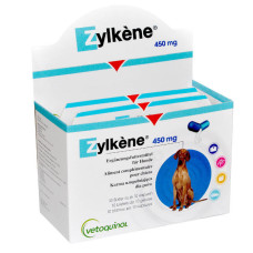 Капсули під час стресу Zylkene(Зілкене) by Vetoquinol для собак та котів 450 мг 10 капсул