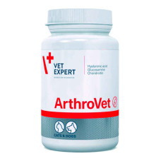 Вітаміни VetExpert ArthroVet HA для зміцнення суглобів у котів та собак 60 табл